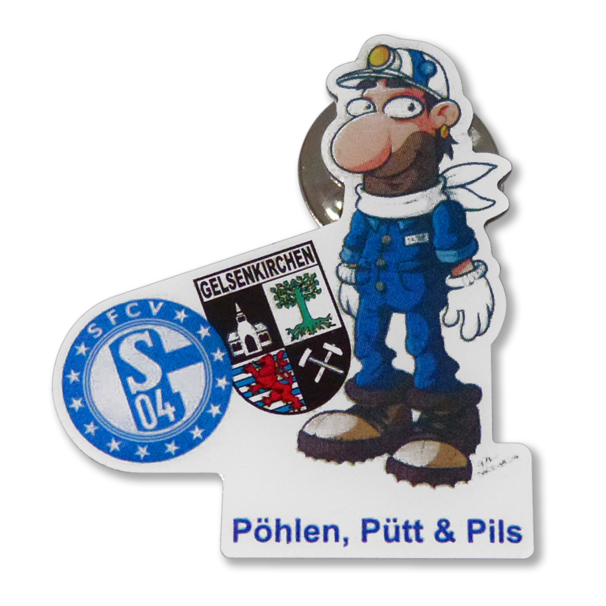 Pin bedruckt Karneval
