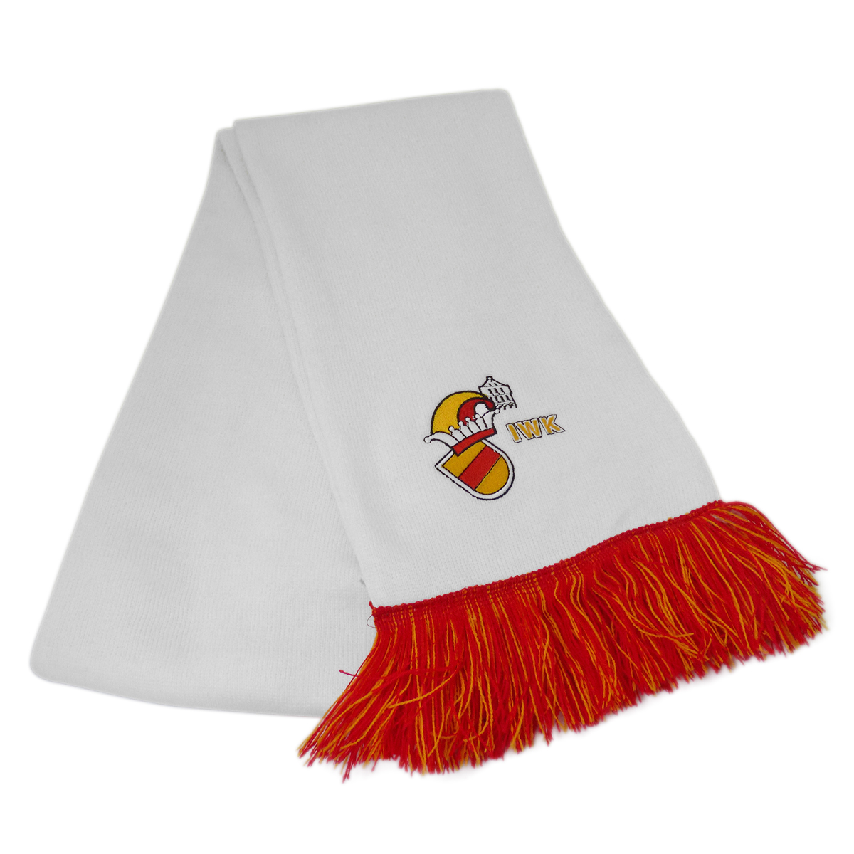 Schal gestrickt mit 1 x Logo Stick Karneval
